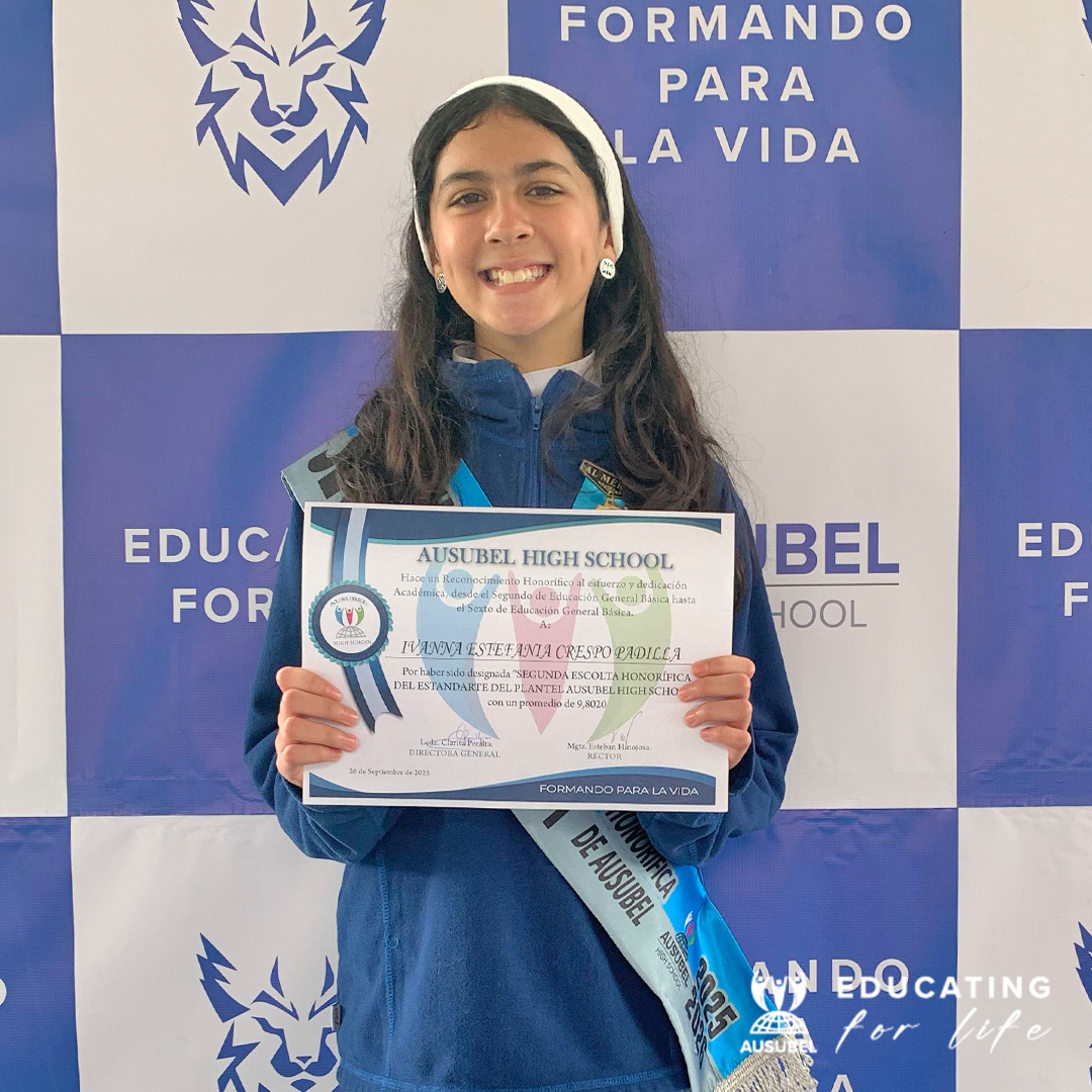 Reconocimientos honoríficos Segunda escolta Ausubel High School Cuenca
