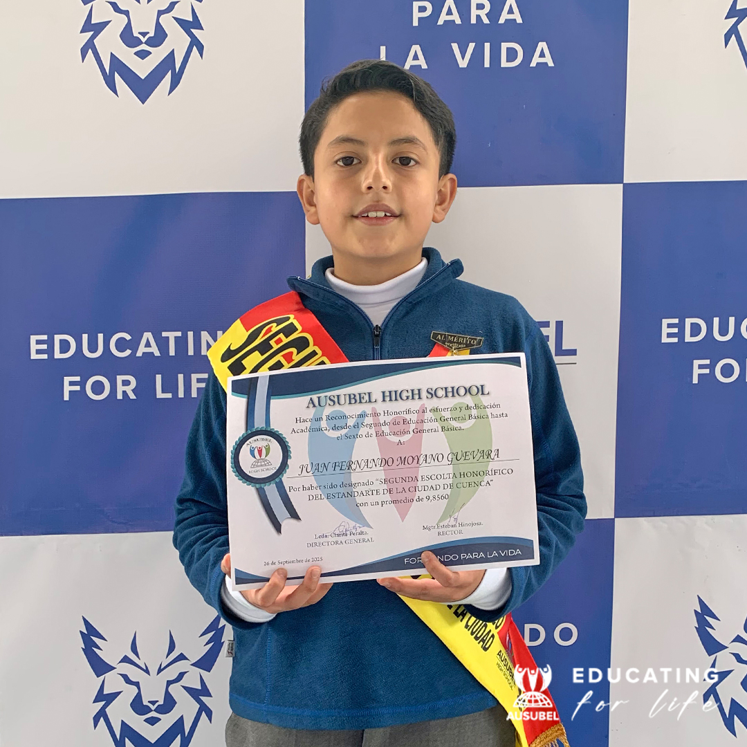 Reconocimientos honoríficos Segundo escolta de Cuenca Ausubel High School