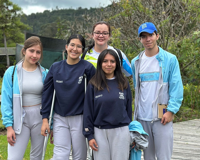 Estudiantes de Ausubel en el Jardín Botánico de Cuenca