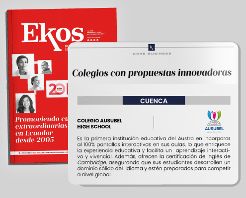 Ekos reconoce a Ausubel como Institución con propuesta innovadora